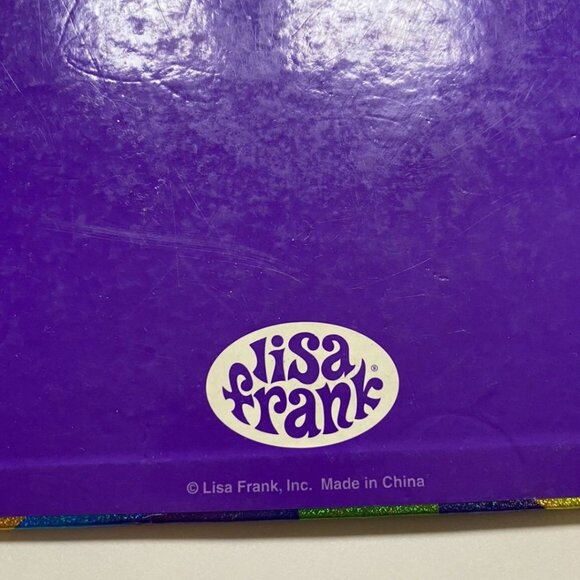 Lisa Frank Clipboard Early 2000s Design Girl in Space Sitting on Earth - Picture 3 of 3